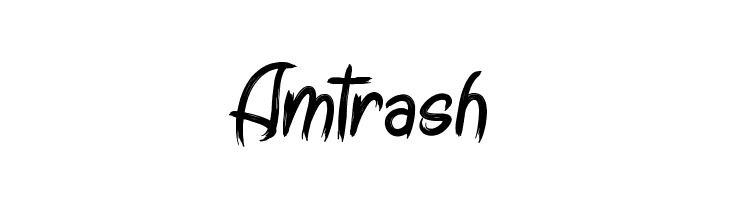 Amtrash Font
