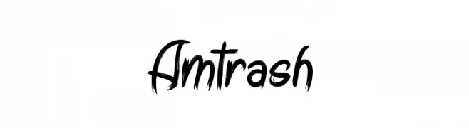 Amtrash  Frei Schriftart Herunterladen