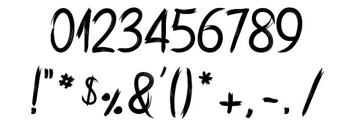 Amtrash Font OTHER CHARS