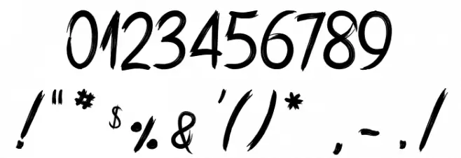 Amtrash_PersonalUseOnly Font OTHER CHARS