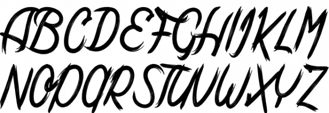 Amtrash_PersonalUseOnly Schriftart Groß