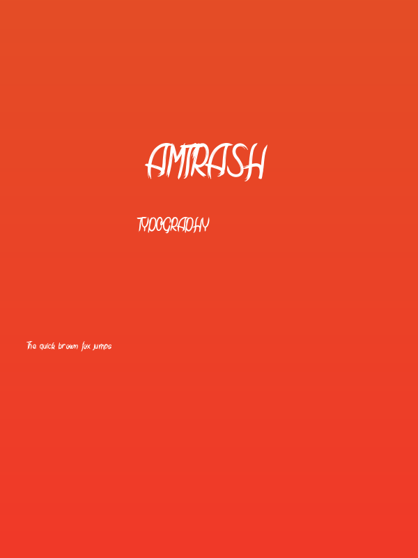 Amtrash Poster