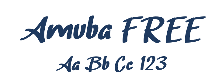 Amuba FREE Font Preview