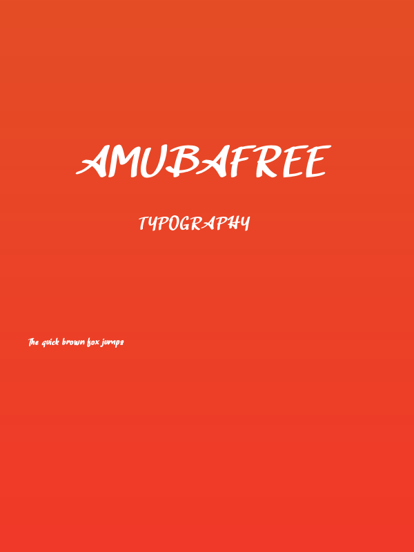 AmubaFREE Poster
