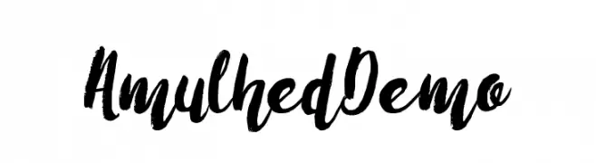 AmulhedDemo  Frei Schriftart Herunterladen