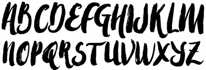 AmulhedDemo Font Litere mari