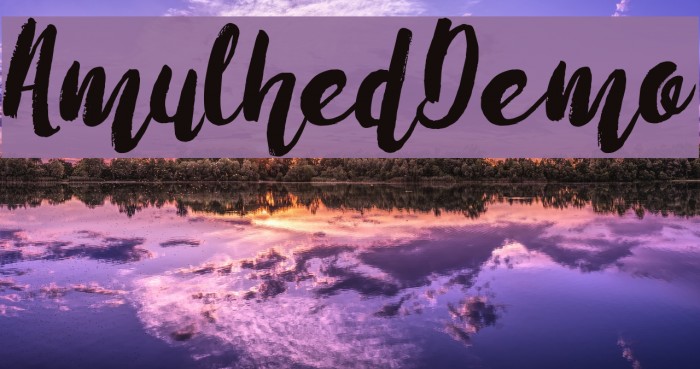 AmulhedDemo Font examples