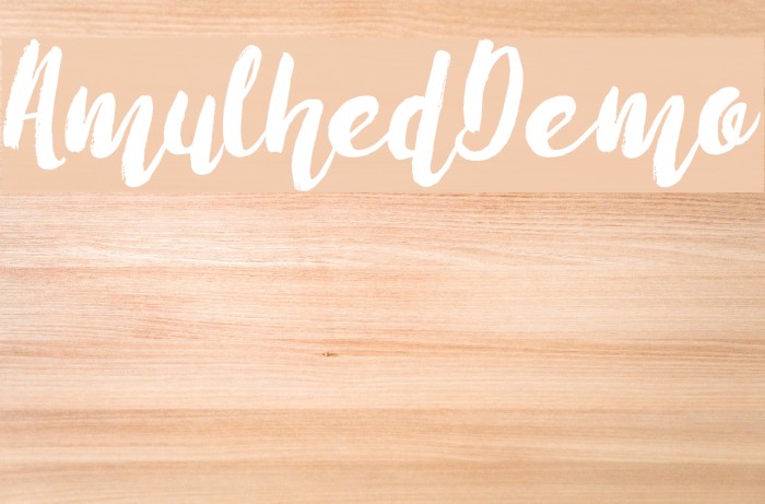 AmulhedDemo Font examples