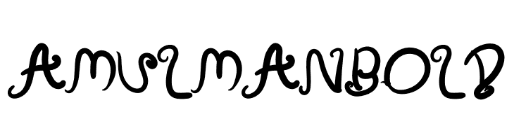 Amulman Bold  免费字体下载