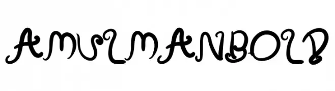 Amulman Bold  नि: शुल्क फ़ॉन्ट्स डाउनलोड