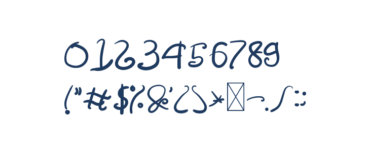 Amulman Bold Other Characters