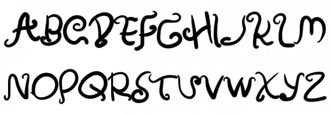 Amulman Bold フォント 大文字