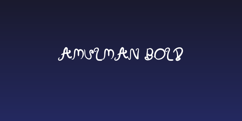 Amulman Bold Social Header