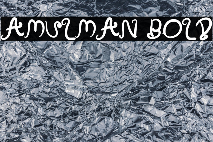 Amulman Bold Example 3