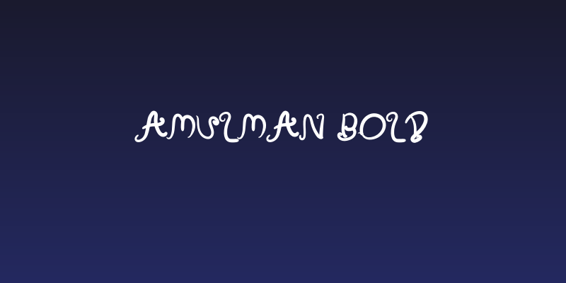 Amulman Bold Social Header