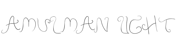 Amulman Light Font