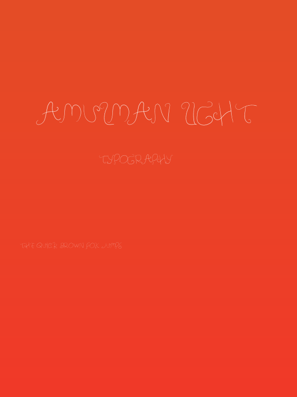 Amulman Light Poster