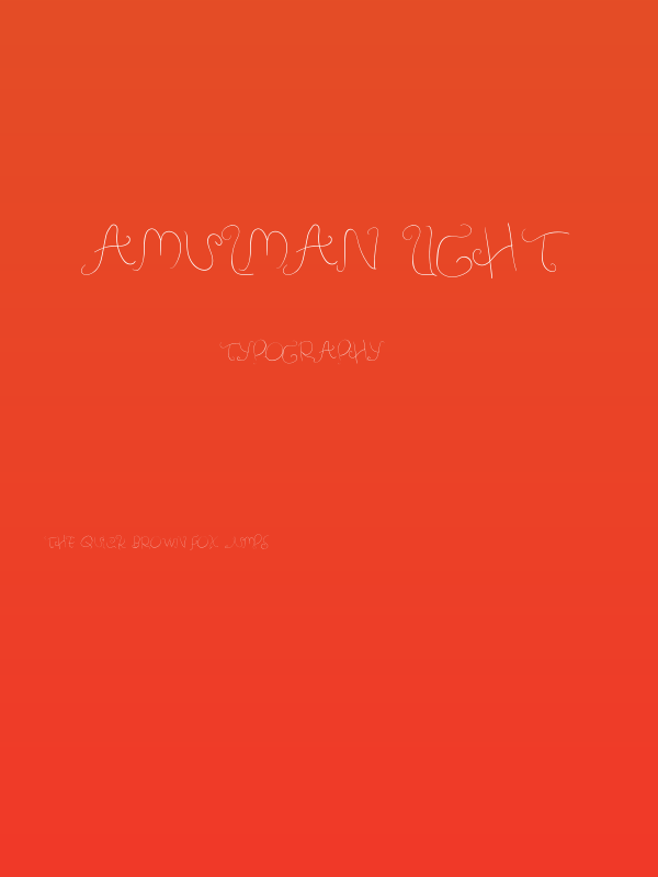Amulman Light Poster
