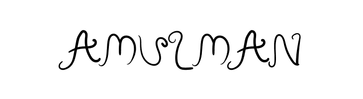 Amulman  Frei Schriftart Herunterladen