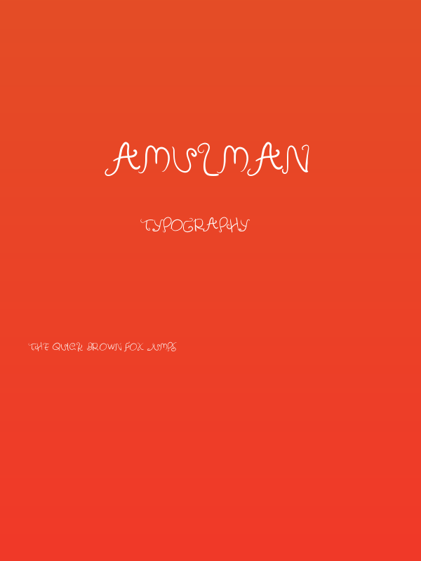 Amulman Poster