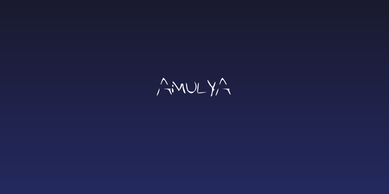 Amulya Social Header