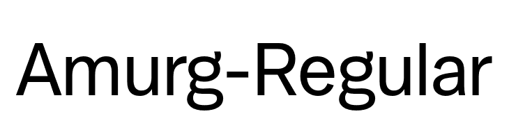 Amurg-Regular  Fuentes Gratis Descargar