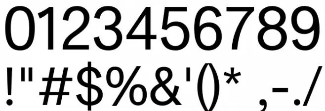 Amurg-Regular Font OTHER CHARS