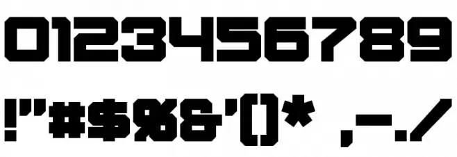 Amuro Bold Font OTHER CHARS