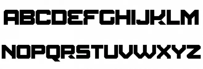 Amuro Bold Font UPPERCASE