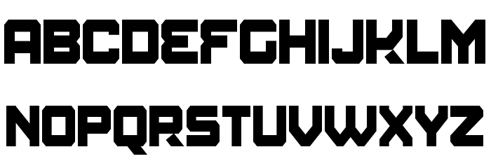 Amuro Condensed Bold Font LOWERCASE