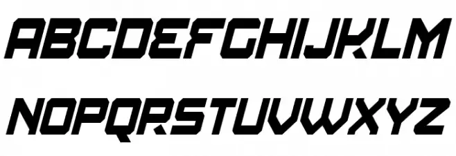 Amuro Condensed Italic Шрифта ВЕРХНИЙ
