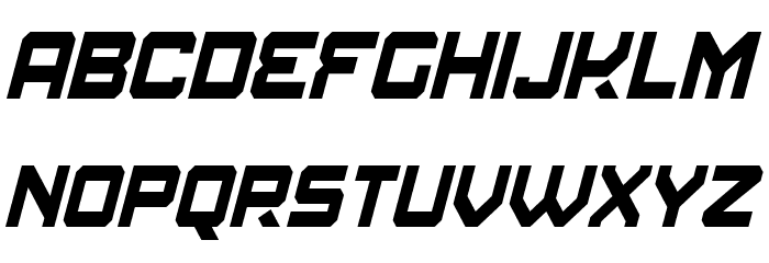Amuro Condensed Italic Polices MINUSCULES
