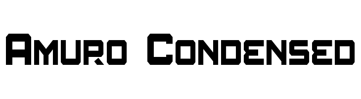 Amuro Condensed  font caratteri gratis