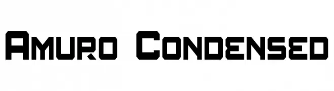 Amuro Condensed  Frei Schriftart Herunterladen