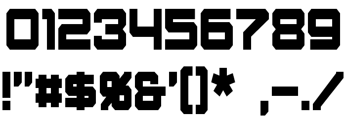 Amuro Condensed Шрифта ДРУГИЕ символов
