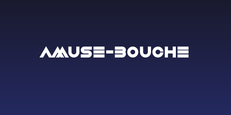 Amuse-Bouche Social Header