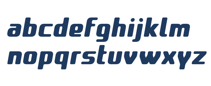 Amusette Italic Lowercase