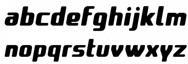 Amusette Italic फ़ॉन्ट लोअरकेस
