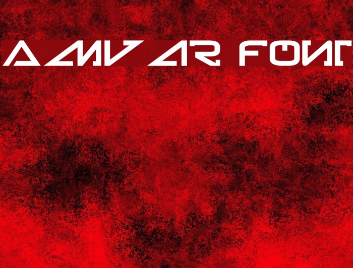 Amvar Font examples