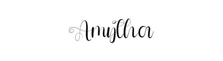 Amytha  font caratteri gratis