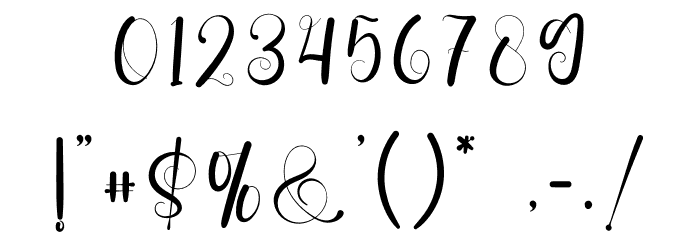 Amytha Font OTHER CHARS