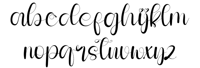 Amytha Font LOWERCASE