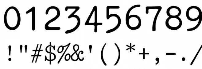 am_type1 Font OTHER CHARS