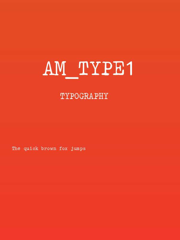 am_type1 Poster