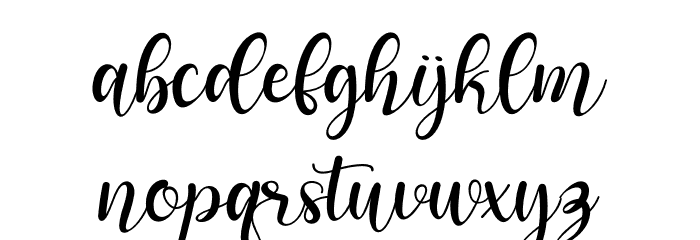 amala shazia Font LOWERCASE