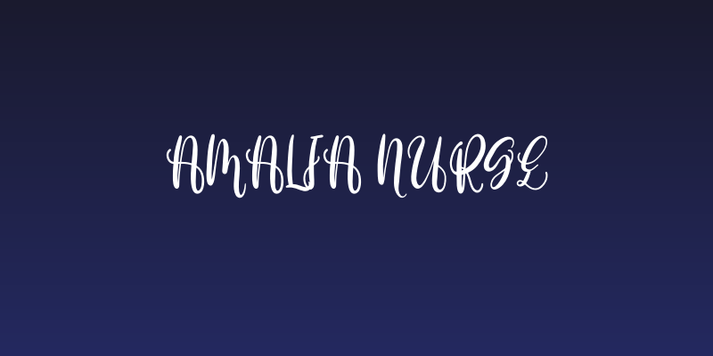 amalia nurse Social Header