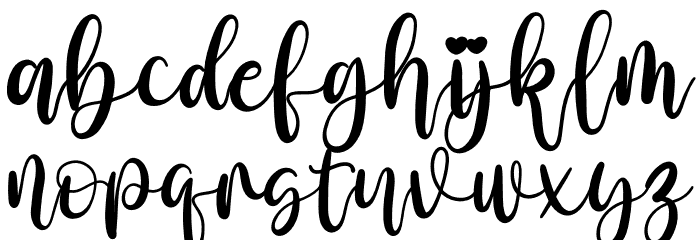 amalia nurse Font LOWERCASE