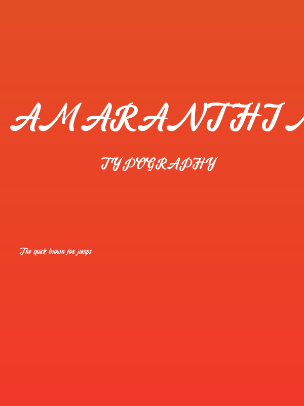 amaranthinedemo Poster