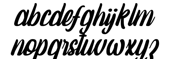 amaranthinedemo Font LOWERCASE
