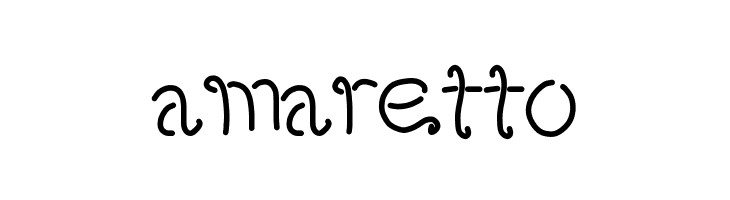 amaretto Font